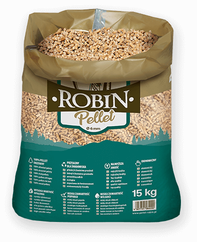 worek pelletu opałowego Robin do kupienia w Sianowie lub sklepie internetowym